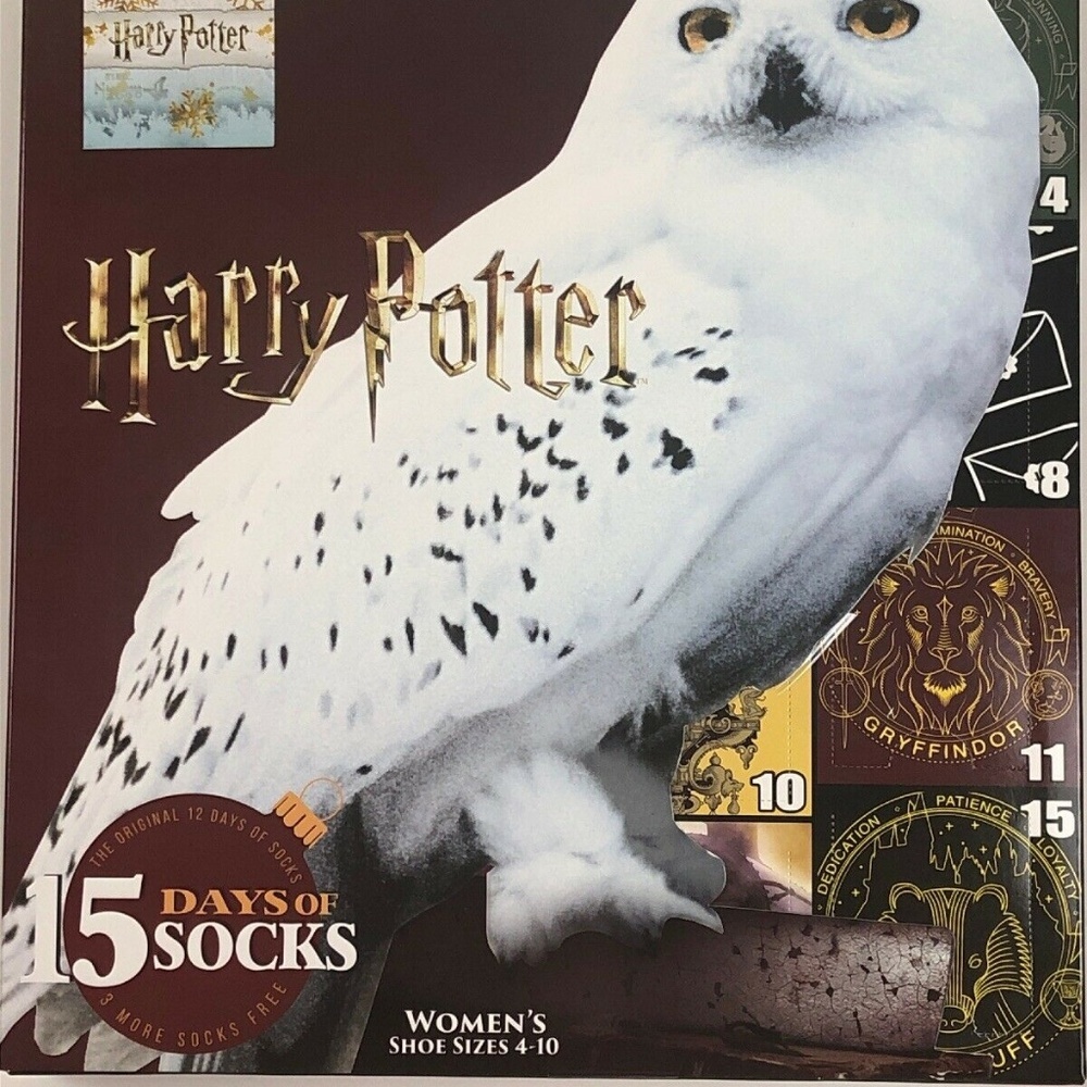 Harry Potter Advent Sock Calendar 15 Days of Socks